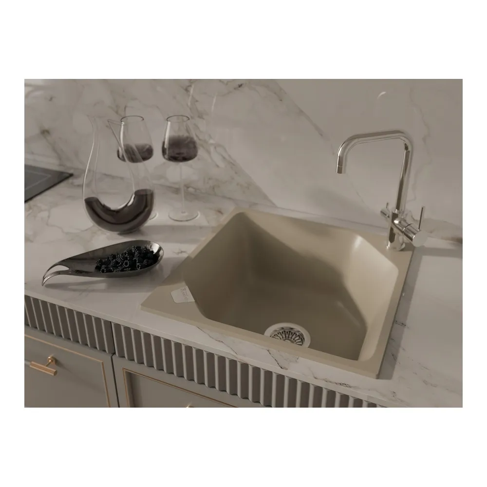 Кухонная мойка Rivelato LOCUS LS-50, темно-бежевый