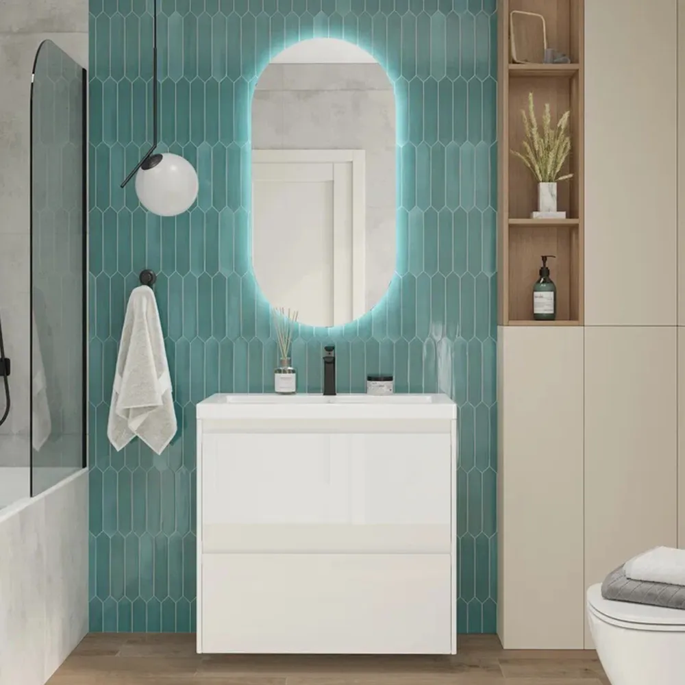 Тумба с раковиной подвесная Velvex Klaufs tp.KLA.COM.80.2Y, 80 см