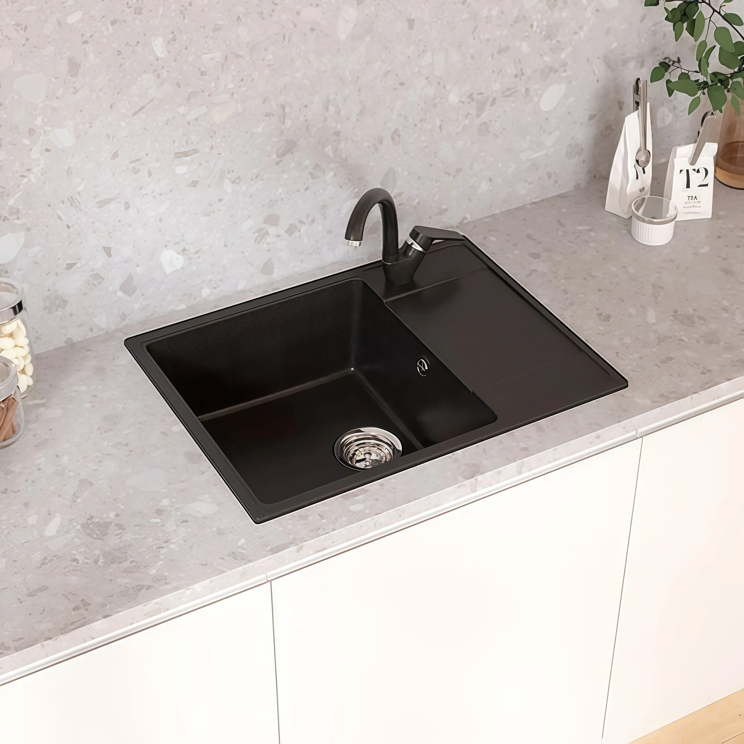 Кухонная мойка Maretti Kitchen KT650-BL, черный