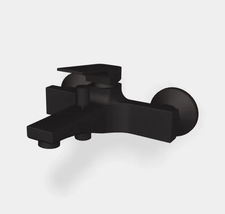 Смеситель для ванны и душа Fima Carlo Frattini Fit, черный матовый (F3384/1NS)