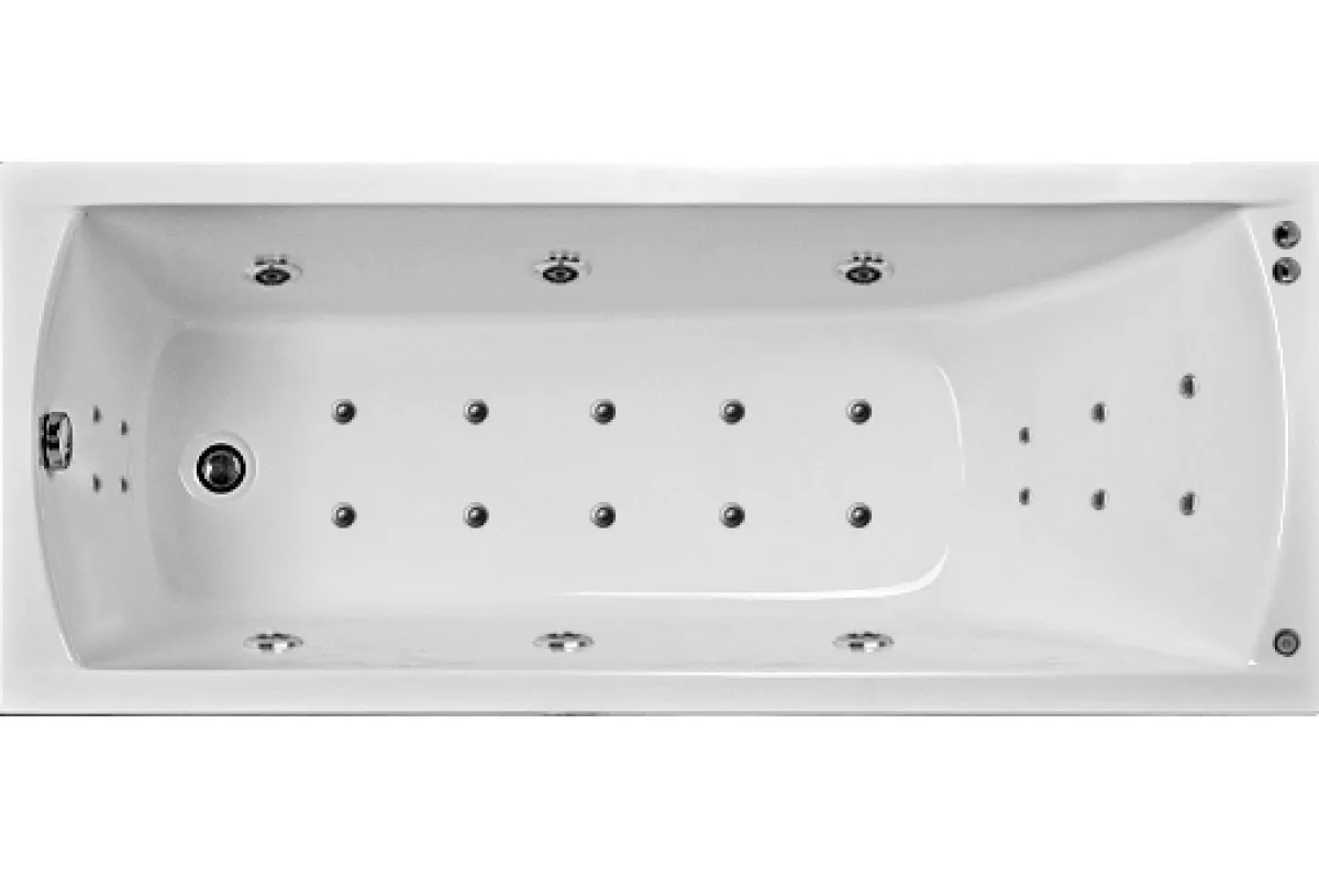 Ванна акриловая Vayer Milana Гл000025934, 190x80