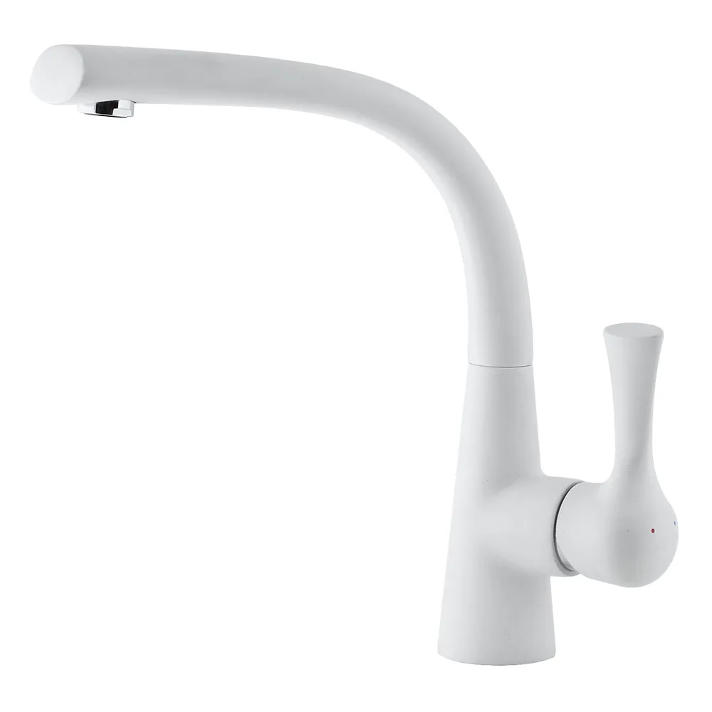 Смеситель для кухни GranFest 3723, иней