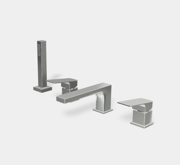 Смеситель для ванны и душа Fima Carlo Frattini Fit, хром (F3394NCR)