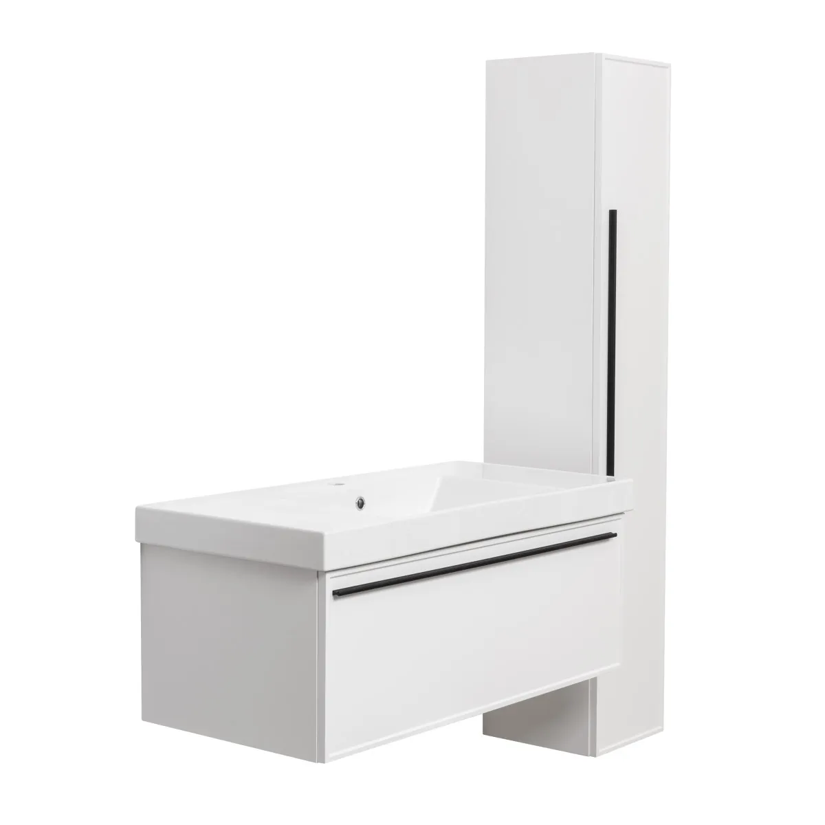 Тумба под раковину подвесная La Fenice Elba FNC-01-ELB-B-100, белая
