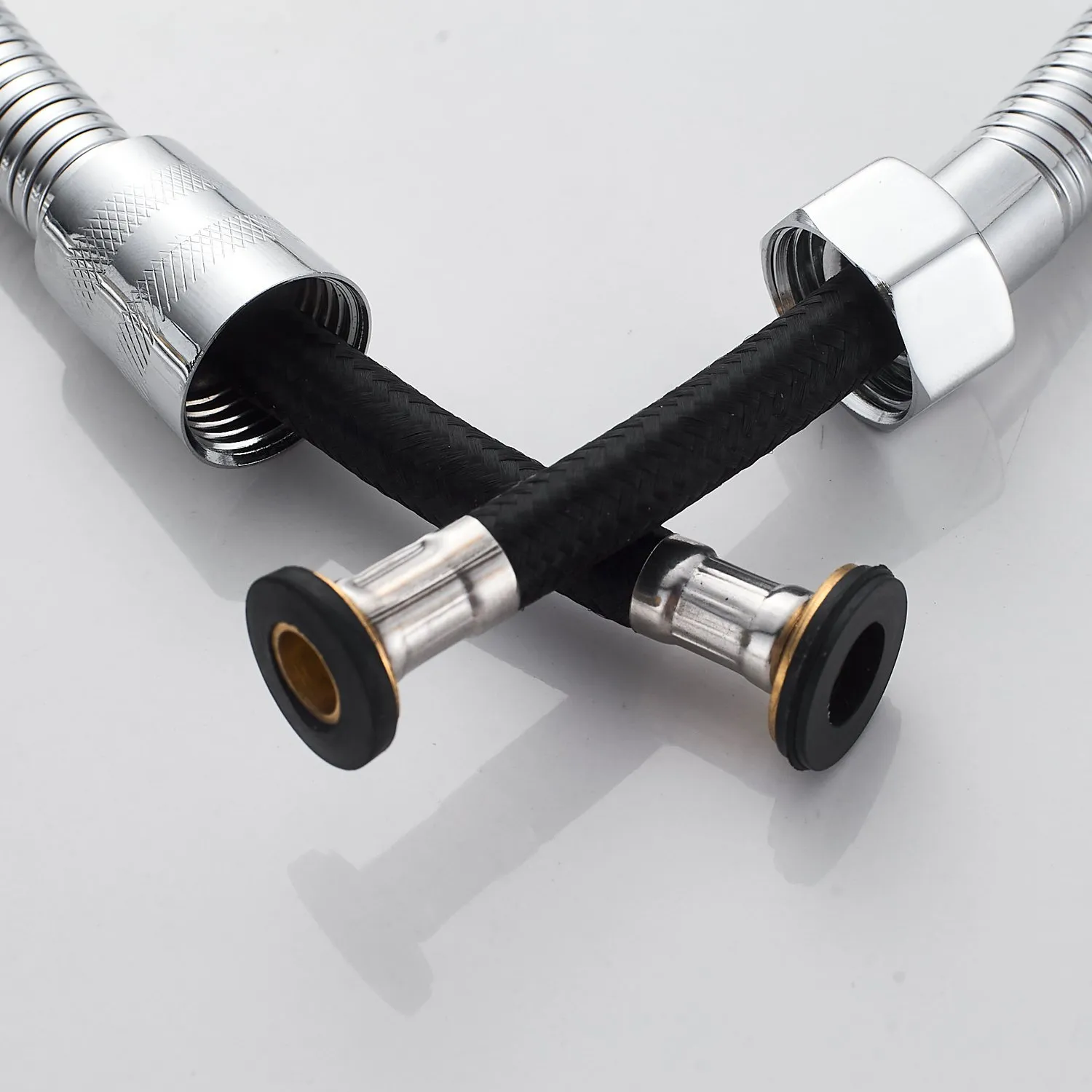 Гигиенический душ со смесителем Rose R1505F-2, белый/хром