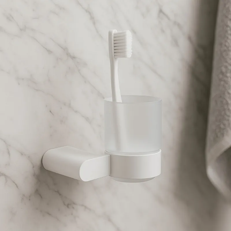 Стакан для ванной комнаты Knotlor SC102WY, белый