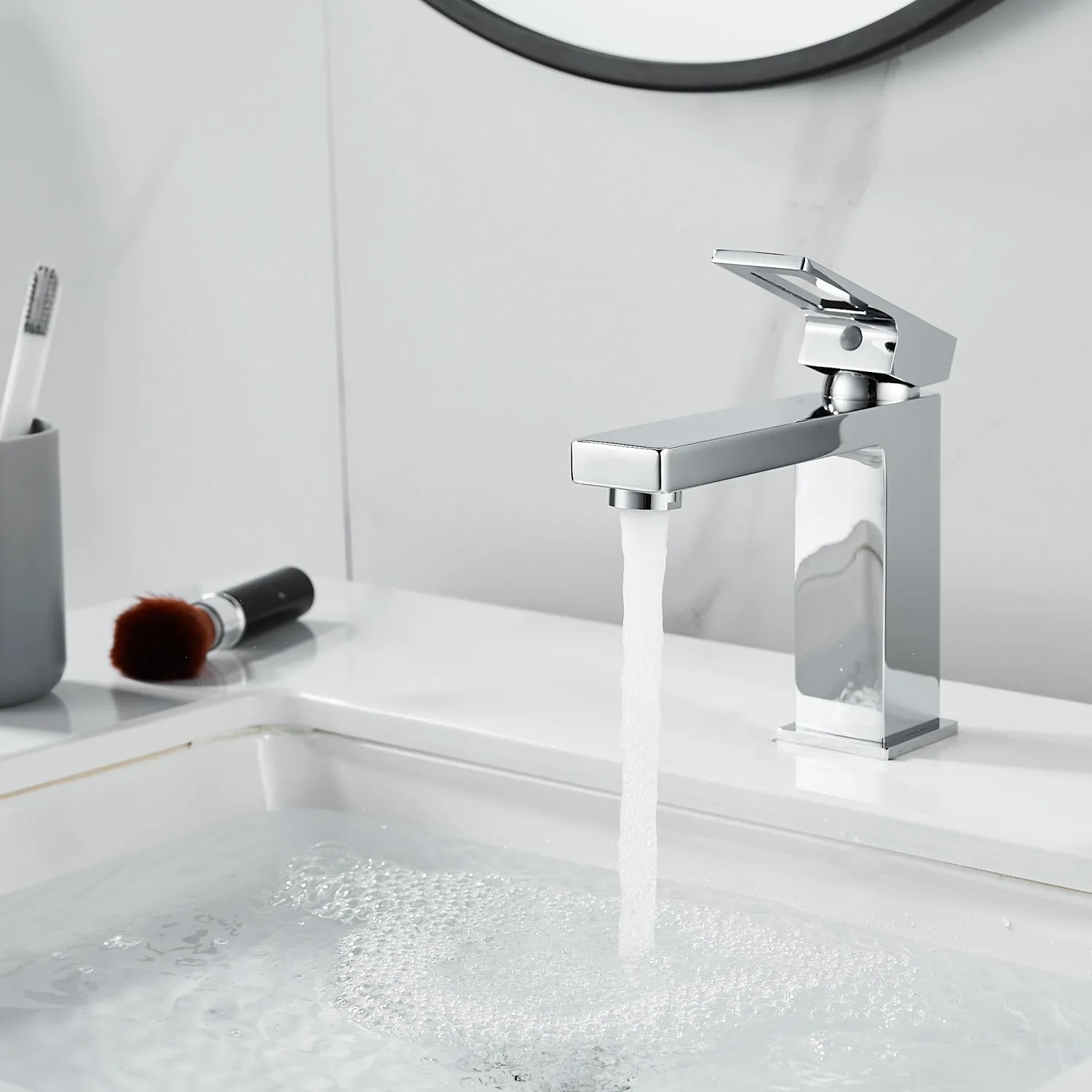 Смеситель для раковины Raffine F0196, хром