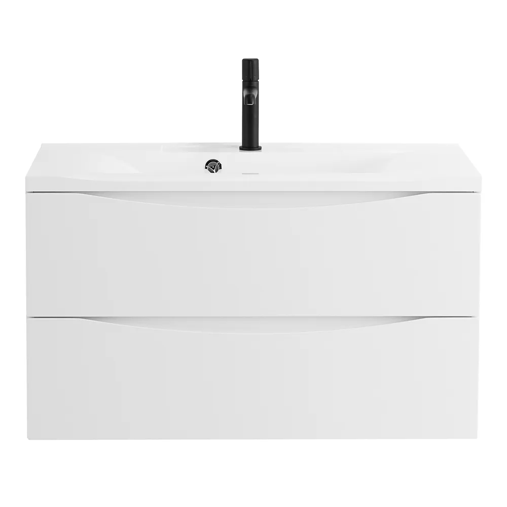 База под раковину подвесная BelBagno Marino 1000х500х450 мм, Bianco Opaco (MARINO-1000-2C-SO-BO-P)