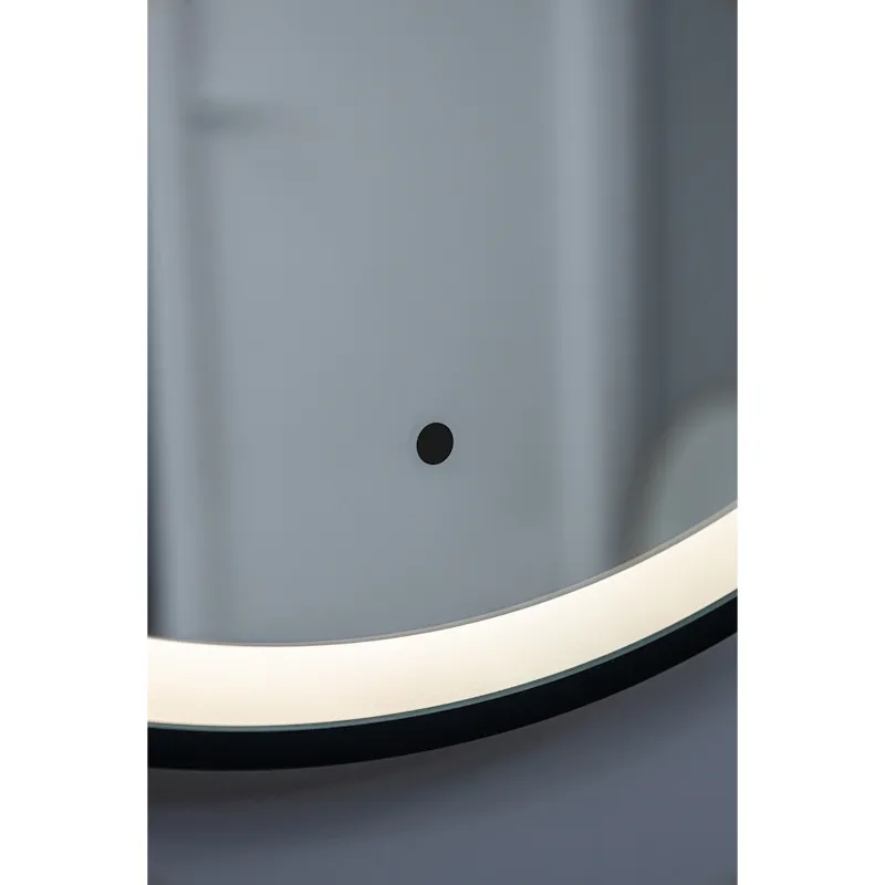 Зеркало Silver Mirrors Делуна/Deluna D600 TX (алюм. профиль, цвет черный, бесконтактный сенсор)