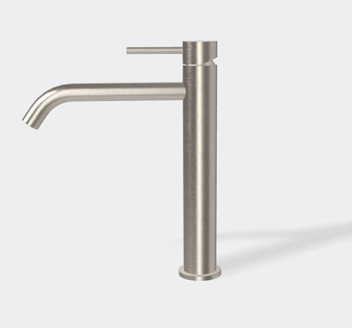 Смеситель для раковины Fima Carlo Frattini Spillo Up, брашированный никель (F3031LXSSN)