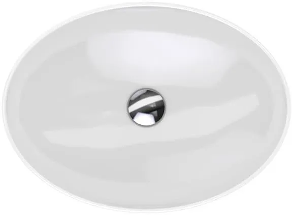 Раковина с установкой на столешницу Geberit VariForm овальной формы (55х40 см) (500.771.01.2)