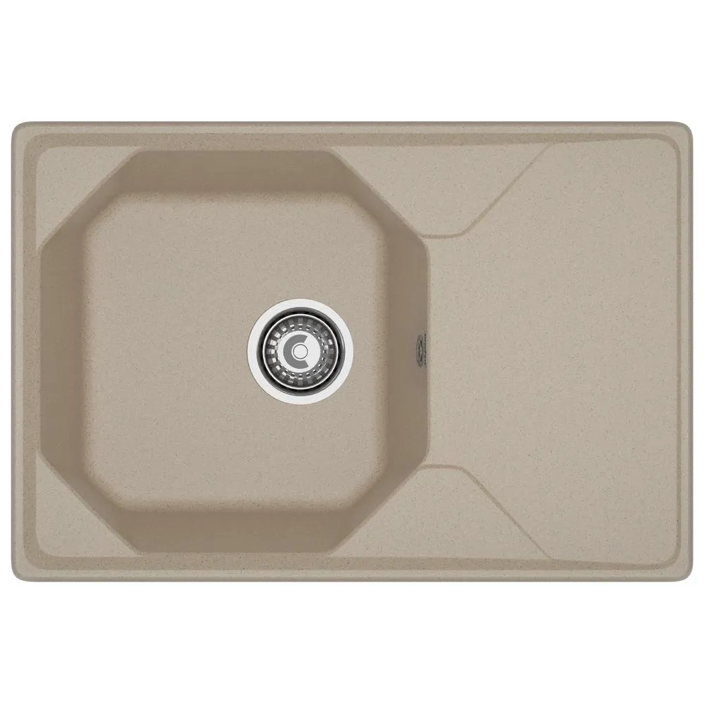Кухонная мойка GranFest UNIQUE 740L, песочный