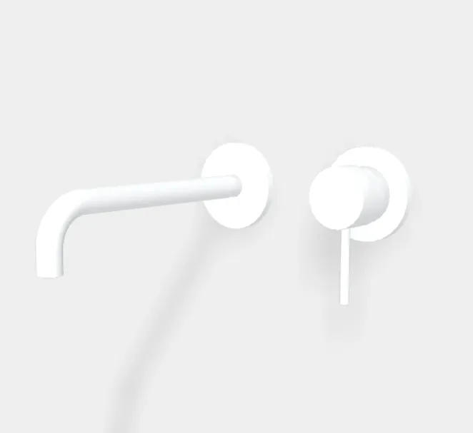 Смеситель для раковины Fima Carlo Frattini Spillo Up, белый матовый (F3051WLX9BS)