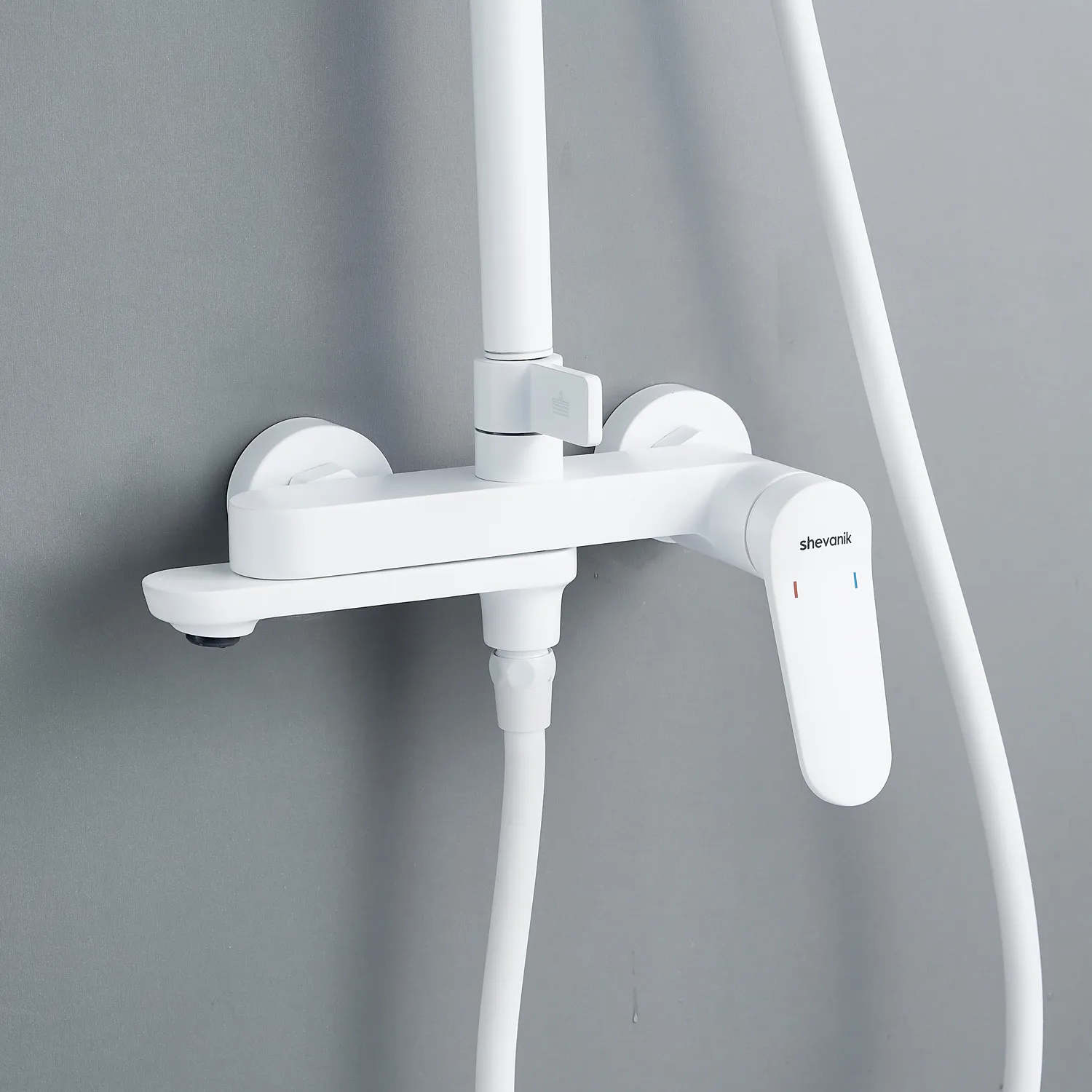 Душевая система Shevanik S4336C, белый