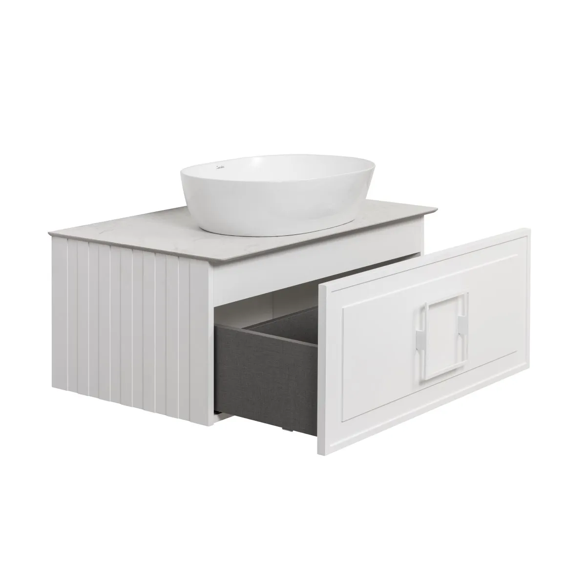 Тумба под раковину подвесная La Fenice Cubo FNC-01-CUB-B-80, белая