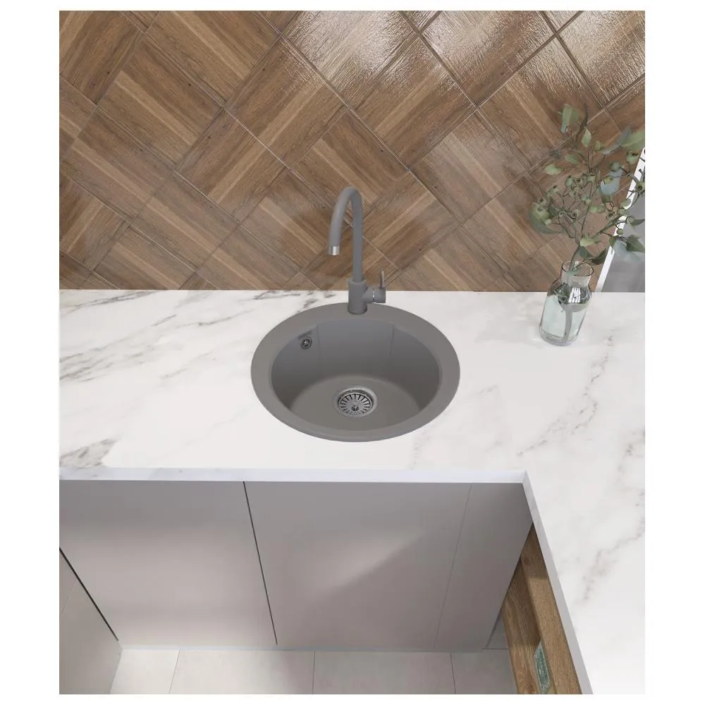 Кухонная мойка GranFest URBAN 649, темно-серый