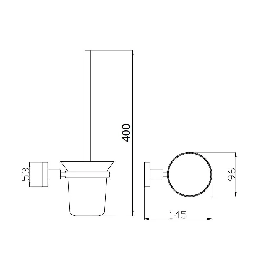 Ершик для унитаза Rav Slezak COLORADO COA0500, хром