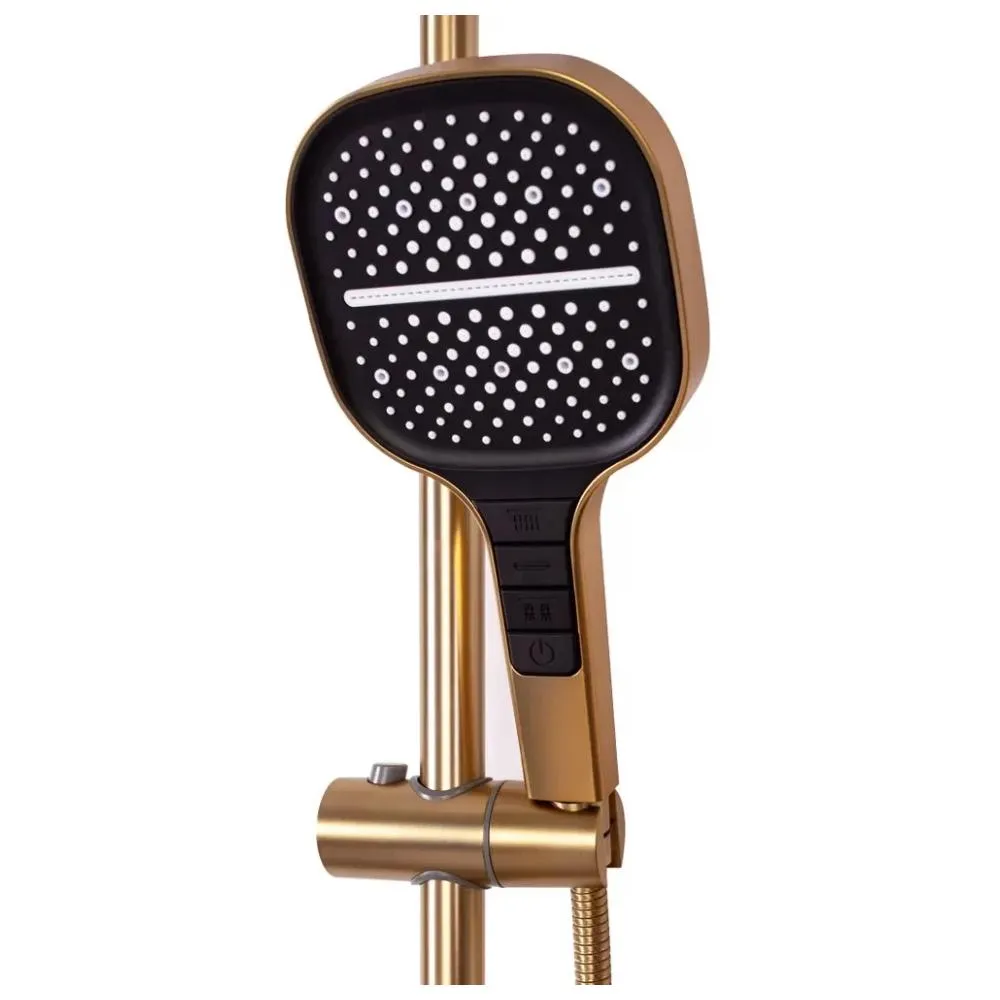 Душевая система Hansberge H5049MG, матовое золото