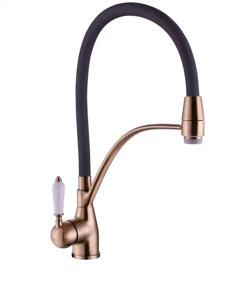 Смеситель для кухни Rose R153Q, бронза