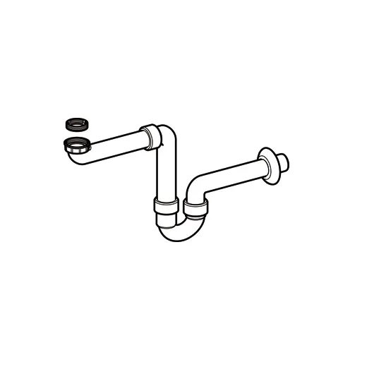 Сифон для раковины Geberit Uniflex белый (151.107.11.1)