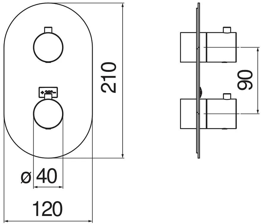 Смеситель для душа Nobili Live WE00102/TCR Chrome