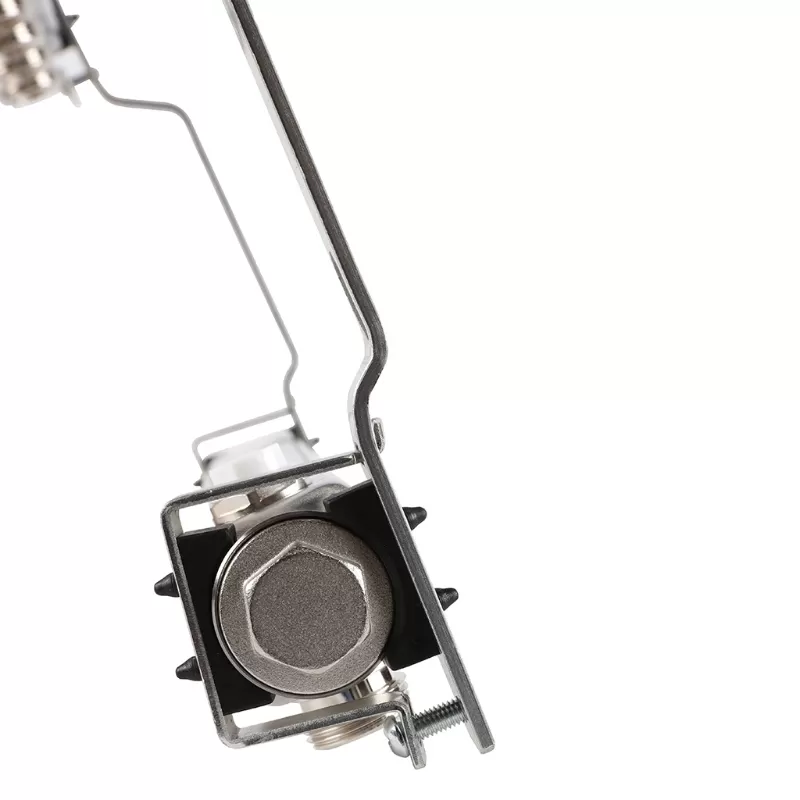 Коллектор Rommer 1"x3/4" на 8 контуров для радиаторной разводки (нерж. сталь) (RMS-4401-000008)