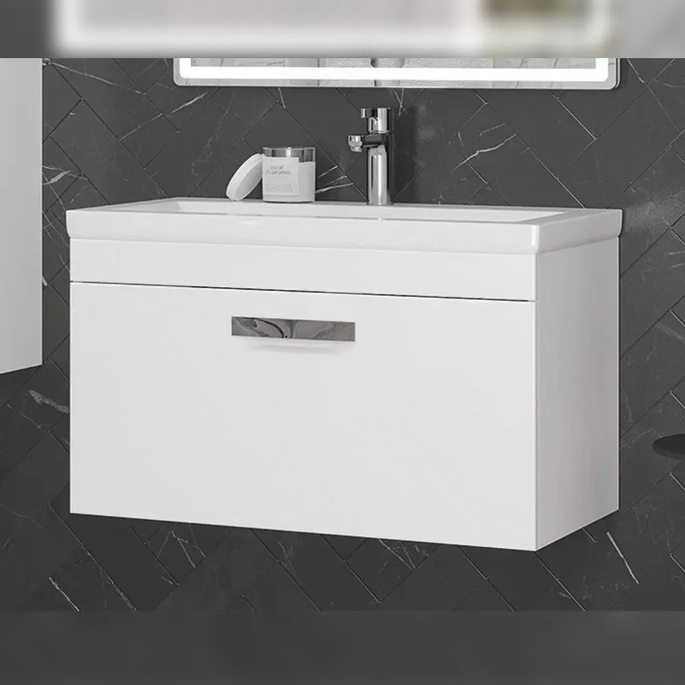 Тумба с раковиной подвесная Velvex Estea tp.EST.MOD.80.1Y, 80 см