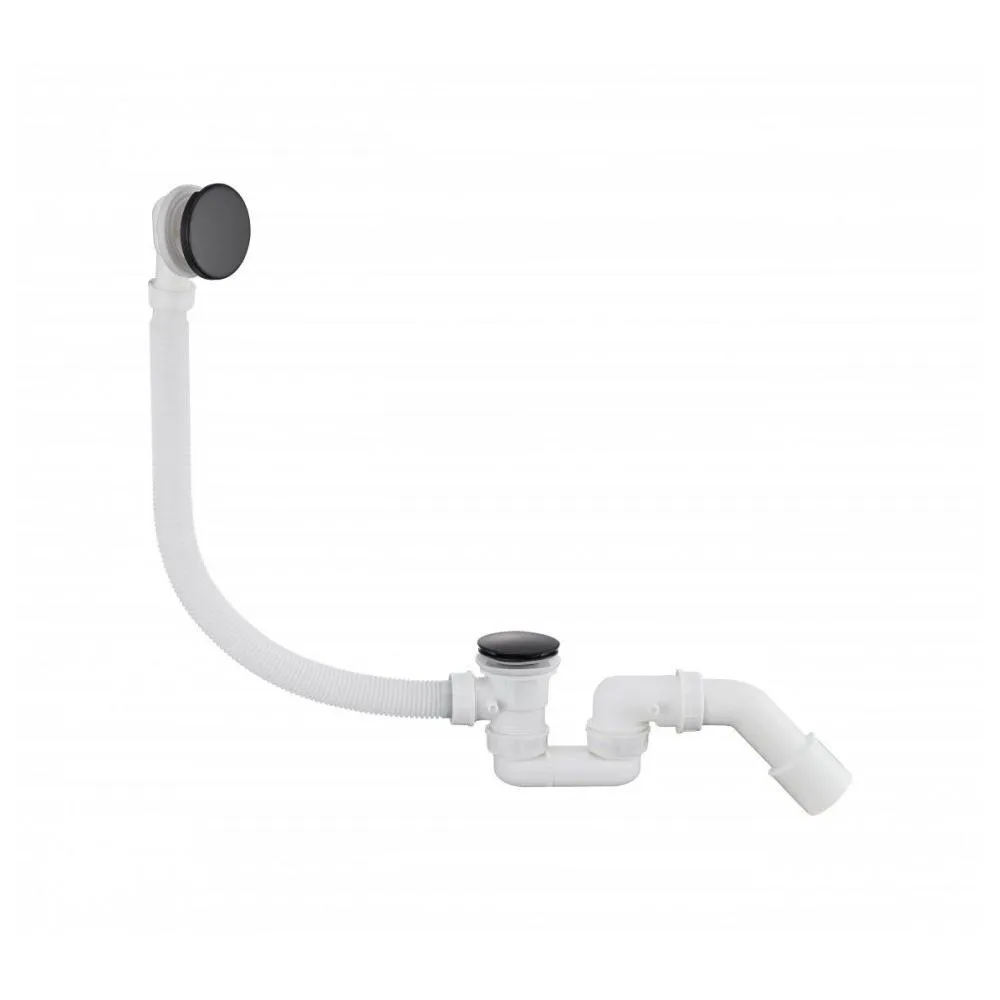 Слив-перелив (автомат) Grocenberg GB230BL, черный