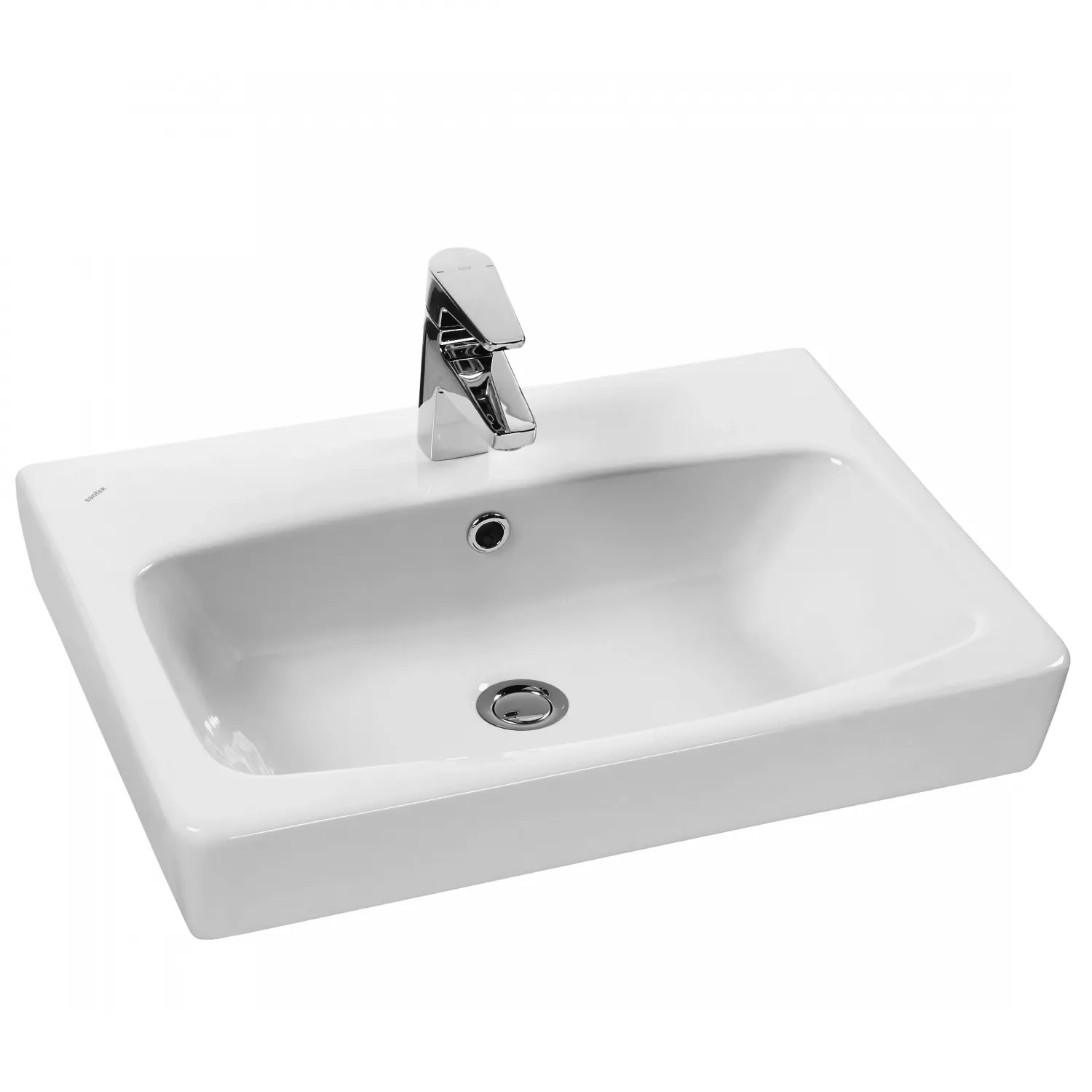 1A2574K0AHB20 Набор Aquaton: 1A257401AHB20 Тумба-умывальник Кантри 60 Бел/Дуб Верона/ 1WH302186 Раковина НЕО-60