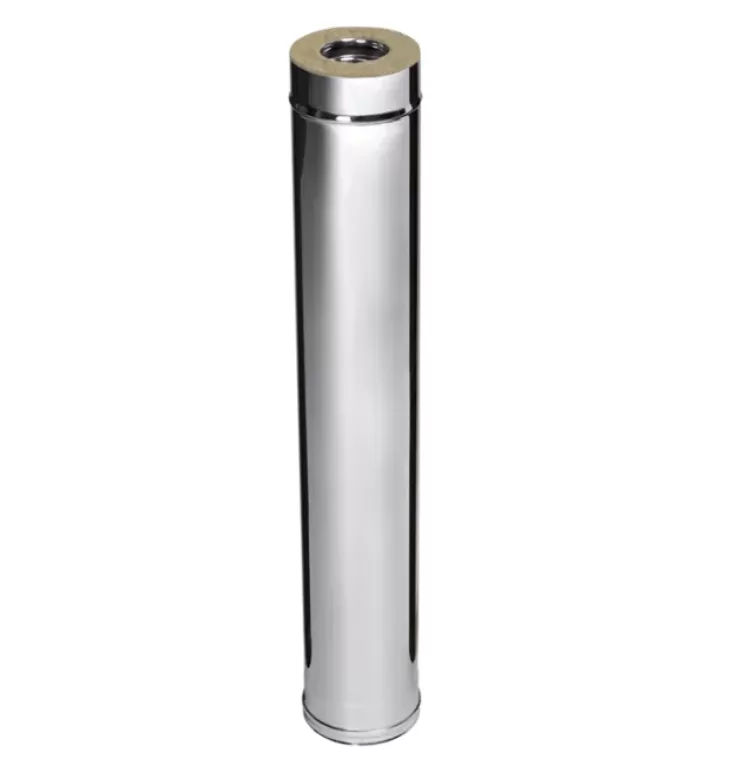 Труба-сэндвич 1,0м Ferrum AUSTENITE 30-50 (304/0,8мм + нерж.) Ф115х200