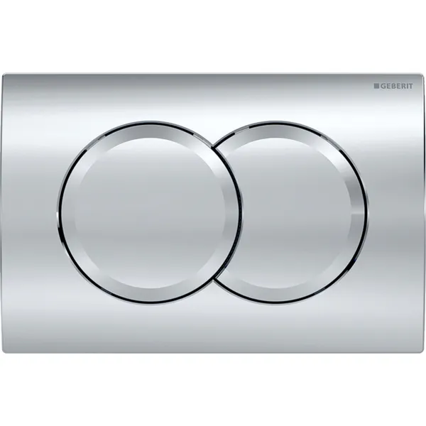 Инсталляция Geberit Duofix для подвесного унитаза, 112 см, со смывным бачком Delta 12 см, смывная клавиша Delta01, крепёж к стене, Хром 458.149.21.1