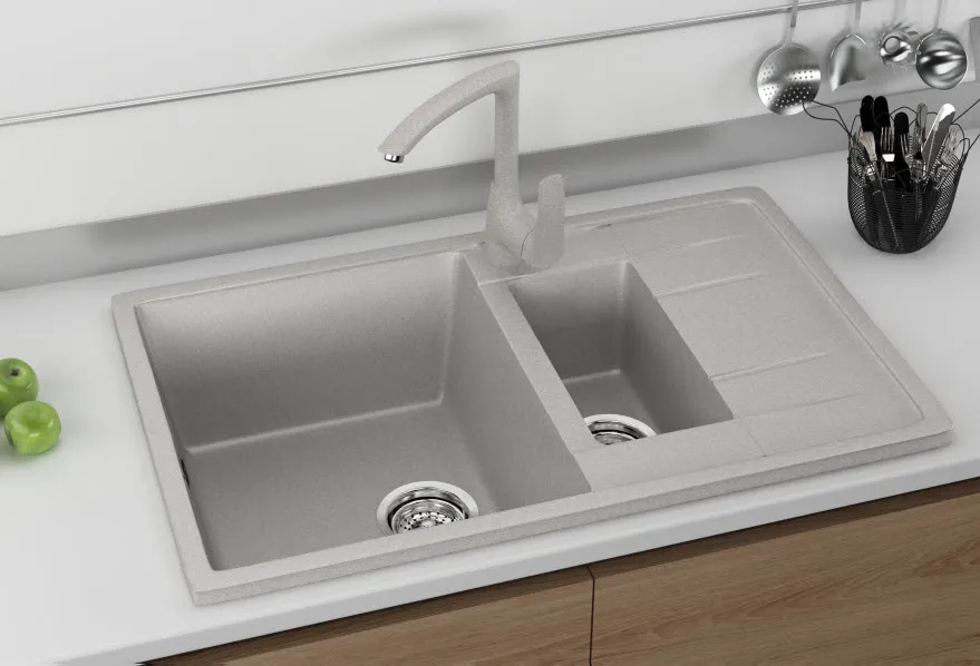 Кухонная мойка Ulgran U-205-310, серый