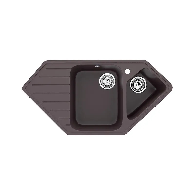 Кухонная мойка Ulgran U-409-345, шоколад