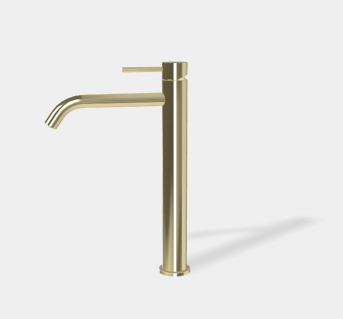 Смеситель для раковины Fima Carlo Frattini Spillo Up, шампань (F3031/HXSHL.1)