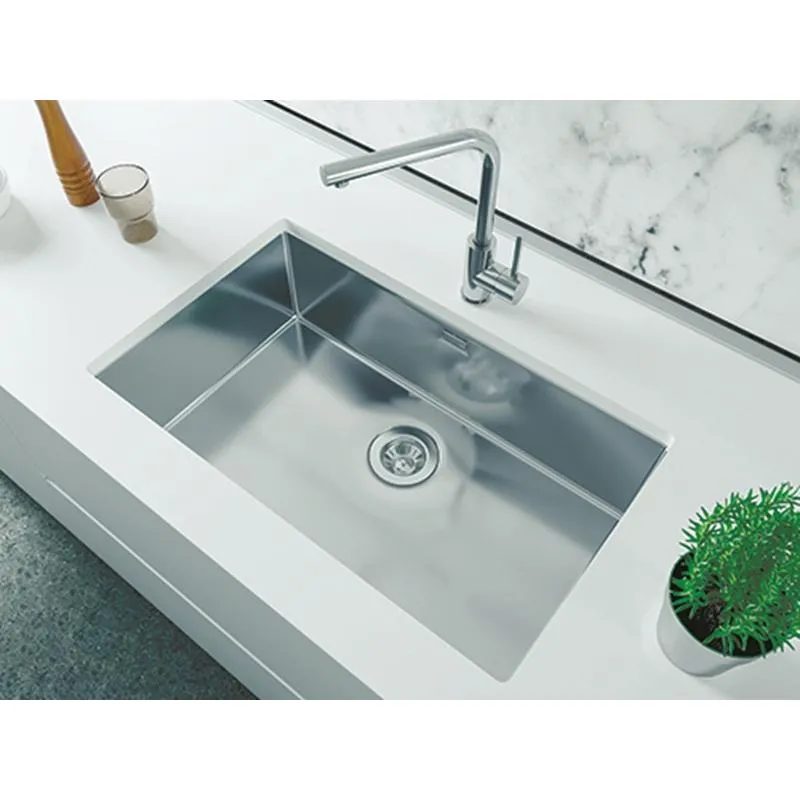 Кухонная мойка Florentina ОПТИМА-HM OHM.700.400.В.10.S.10, нержавеющая сталь