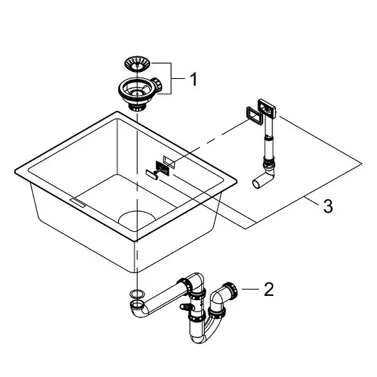 Мойка кухонная Grohe K700U 31654AT0