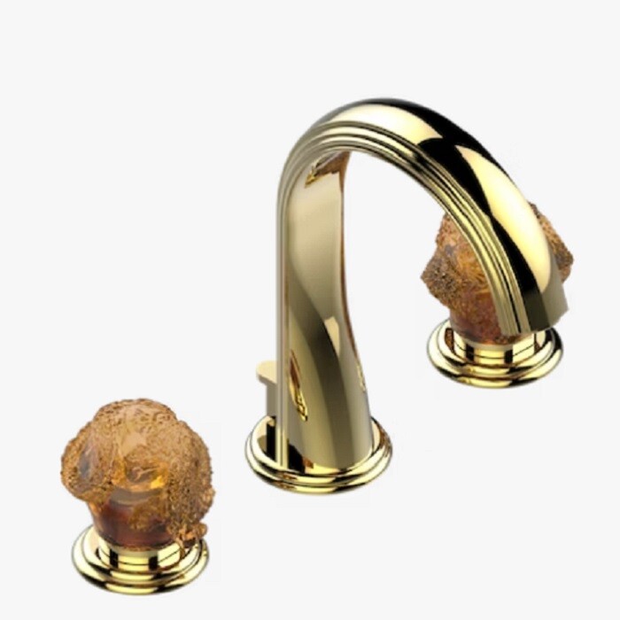 Смеситель для раковины THG Sun Dragon, золотистый PVD (U5D H52 151)