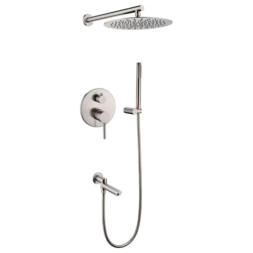 Душевая система встраиваемая Grocenberg GB5099NK-1, никель