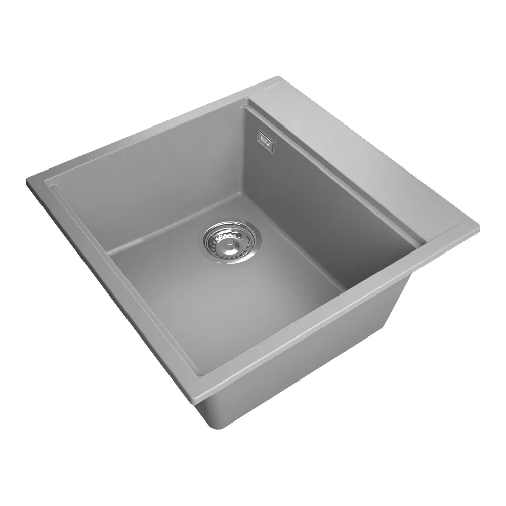 Кухонная мойка Rivelato TESORO TR-505-L, серый металлик