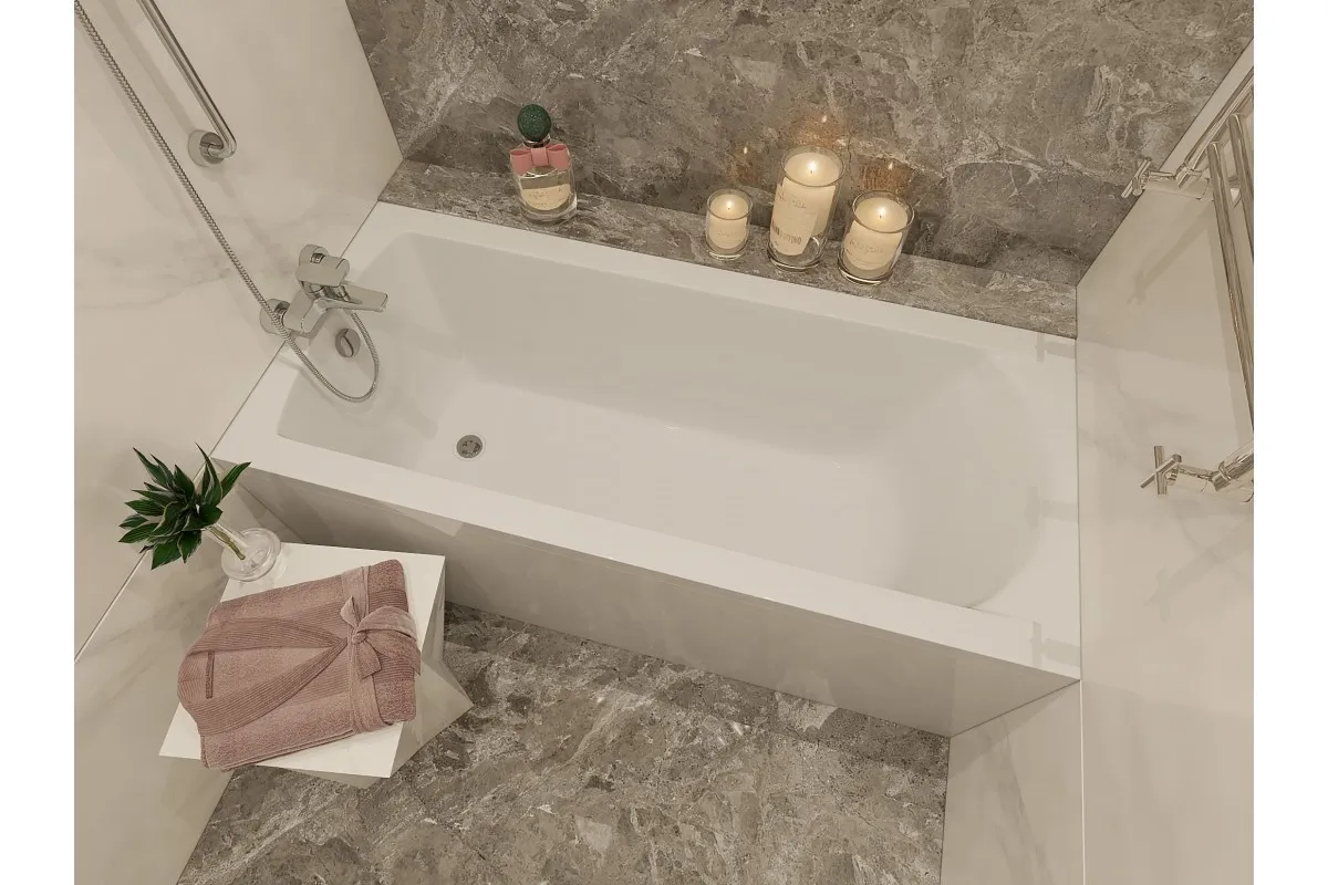 Ванна акриловая Vayer Milana Гл000024275, 180x70