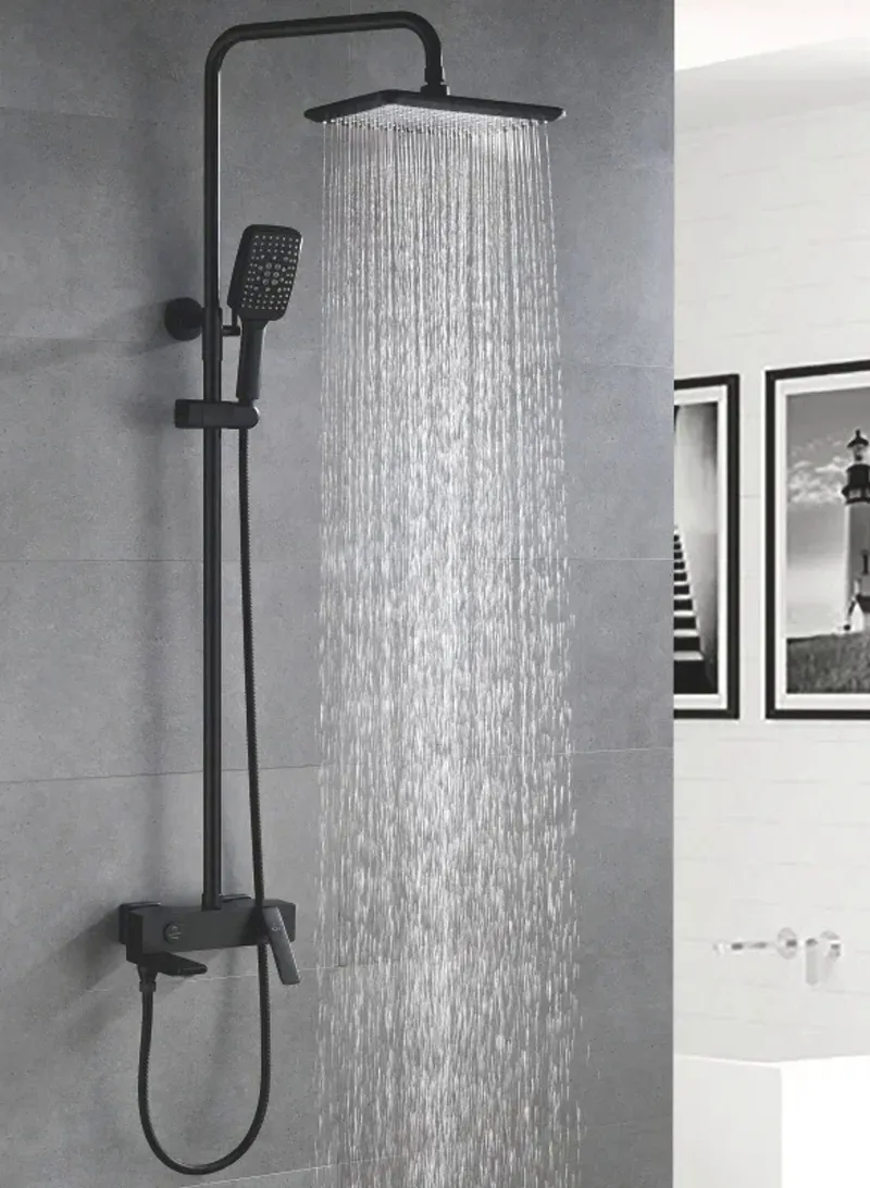 Душевая система Rose R2736H, черный