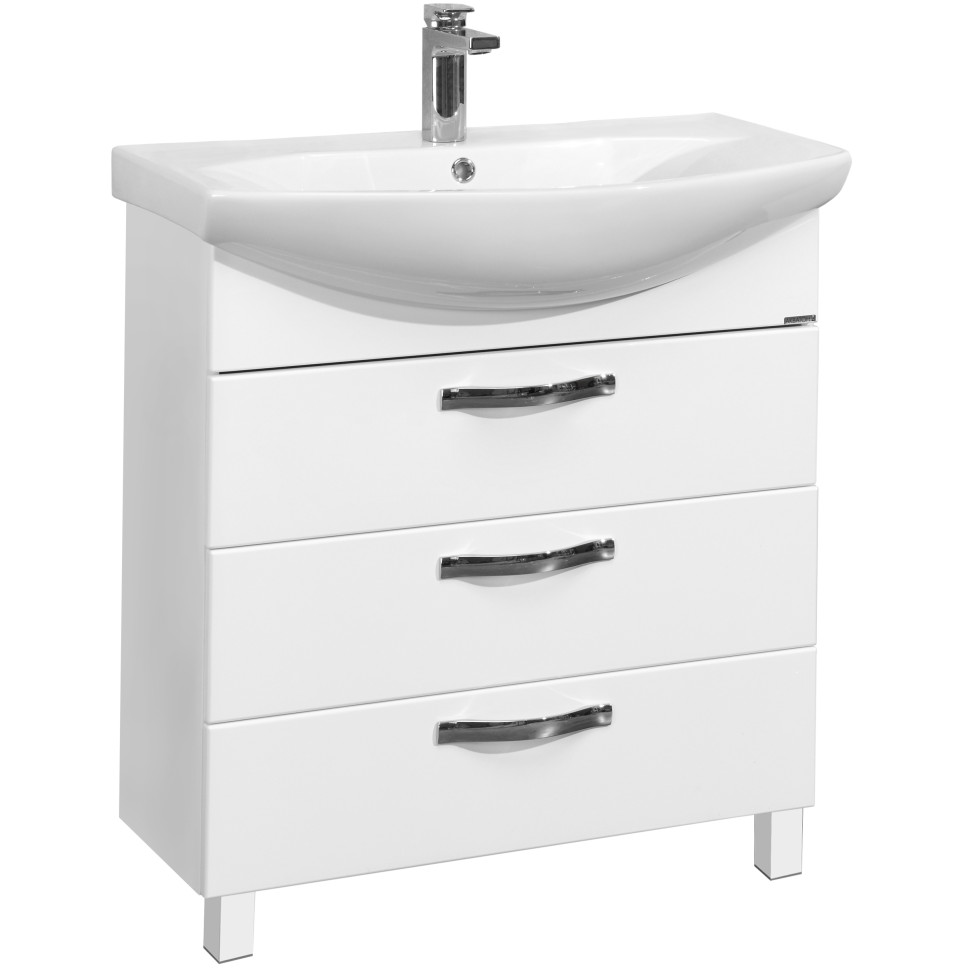 1A1234K0AA010 Набор Aquaton: 1A123401AA010 Тумба-умывальник Ария 65 Н/ 1WH207782 Раковина Смайл-65