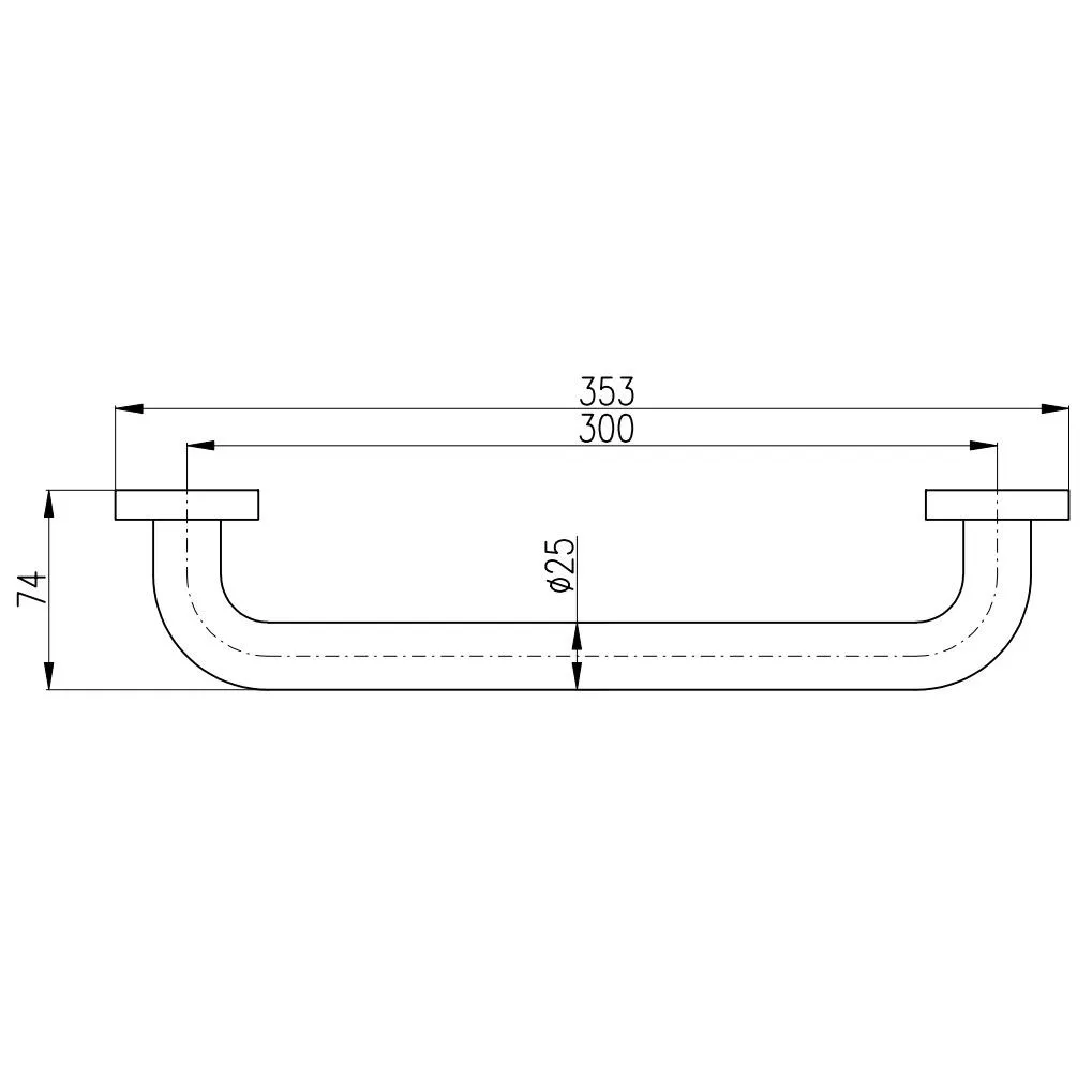 Поручень для ванной Rav Slezak COLORADO COA0705SM, бронза