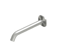 Излив Quadro design SUPER, сталь брашированная (BC0721 AS)