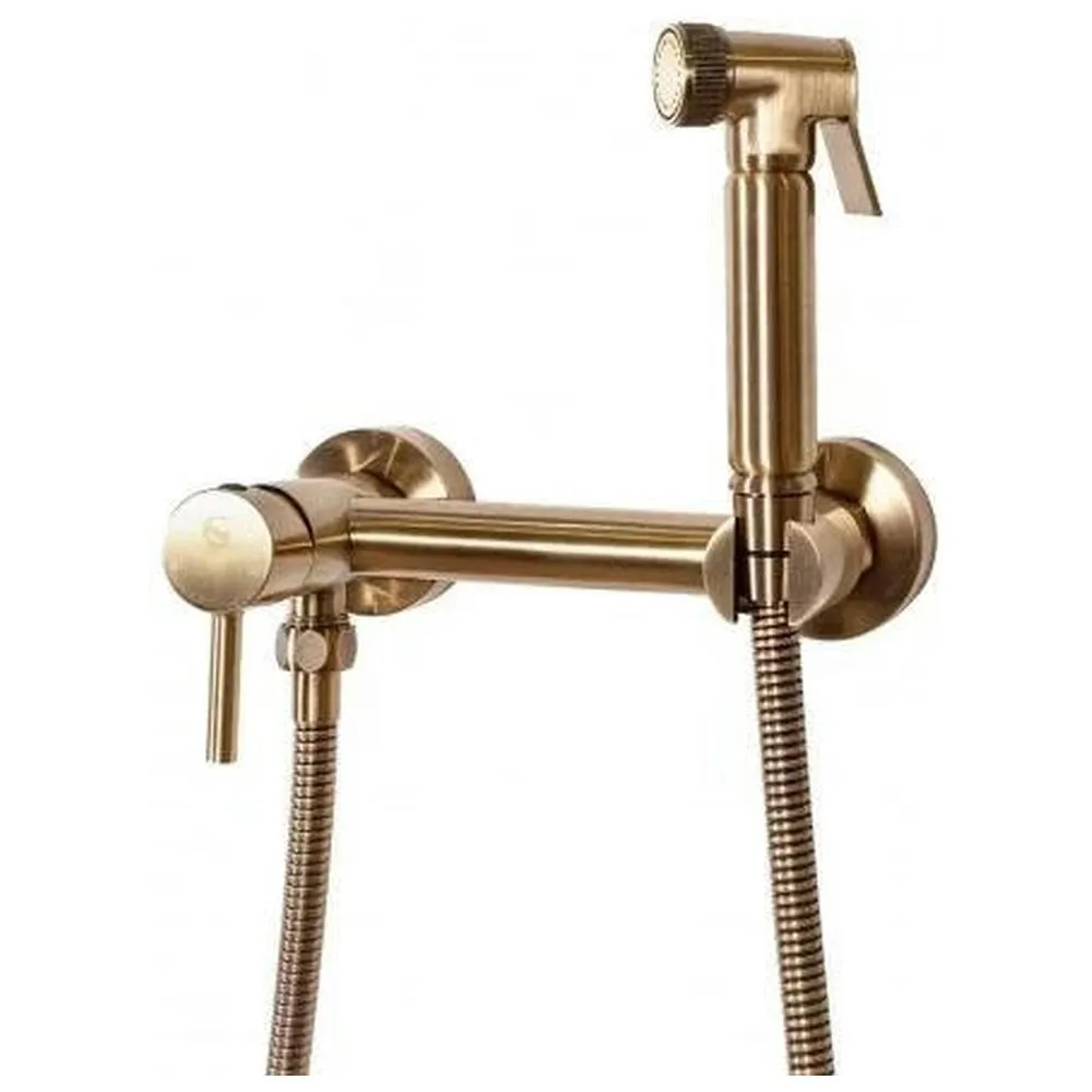 Гигиенический душ со смесителем Grocenberg GB103NBR, бронза