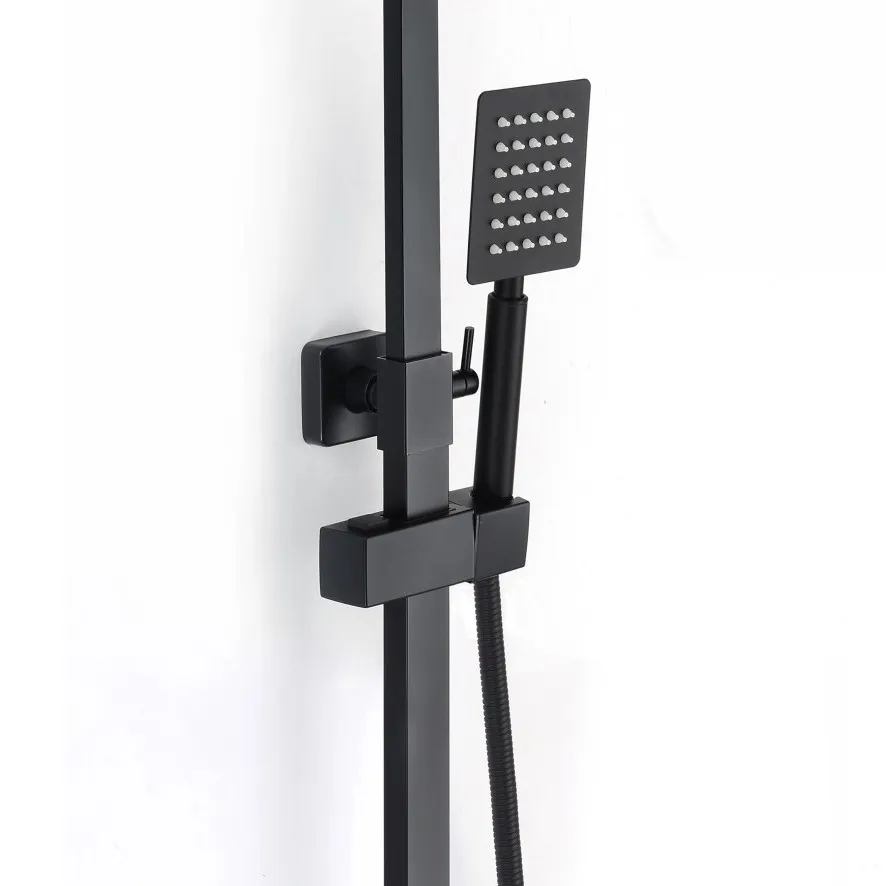 Душевая система D-Lin H10A24, черный