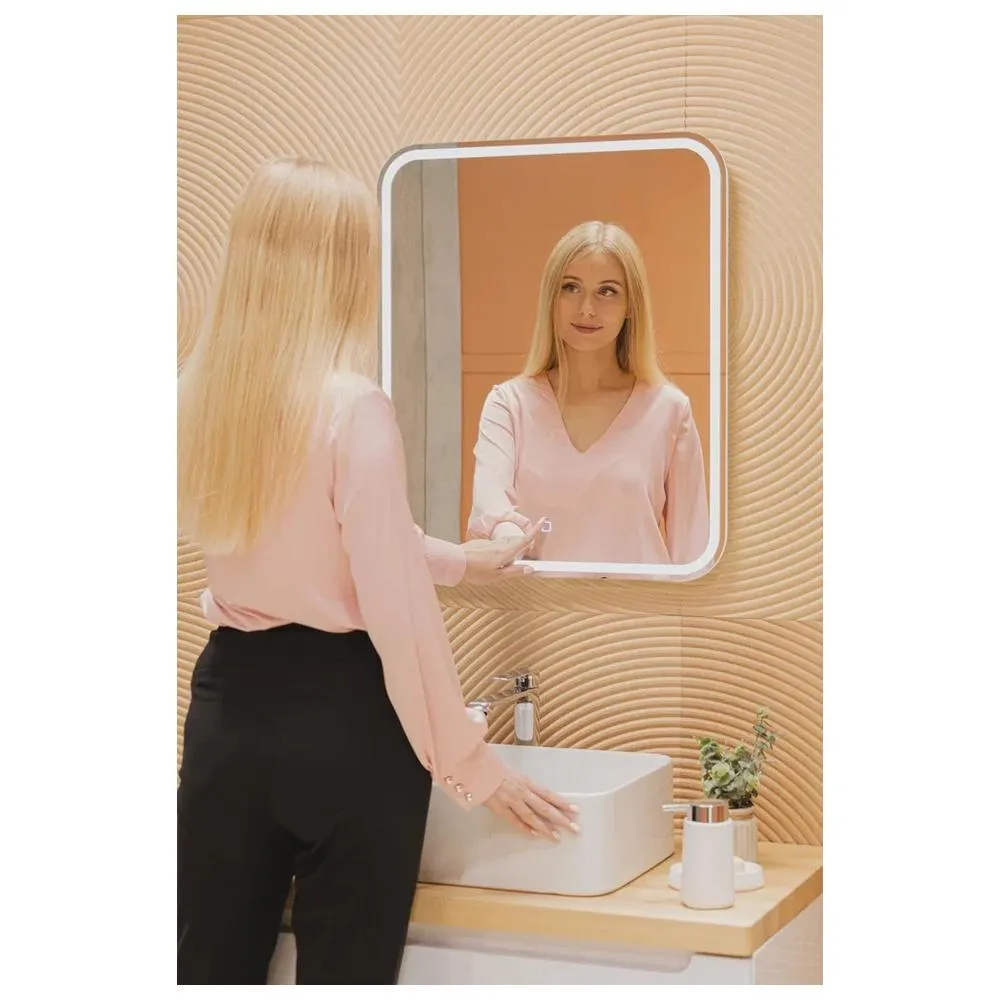 Зеркало Silver Mirrors Стив 600х700 (сенсорный выключатель)