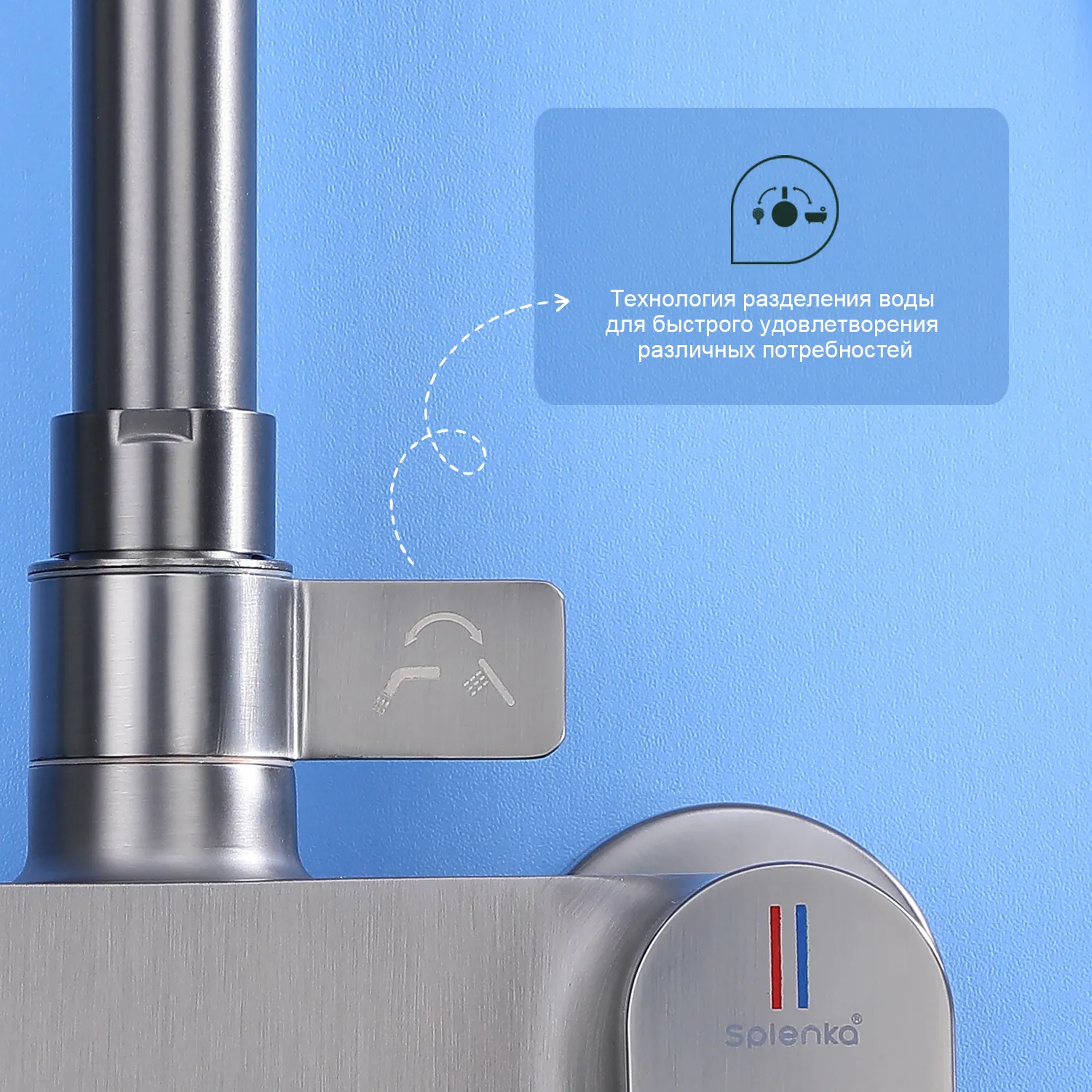 Душевая система Splenka для ванны и душа (S31.24.09)