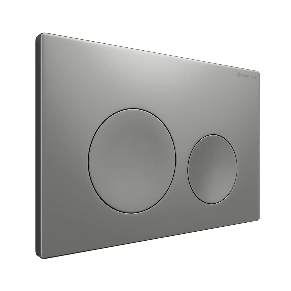 Клавиша смыва Terminus 62K24х16M, матовый хром