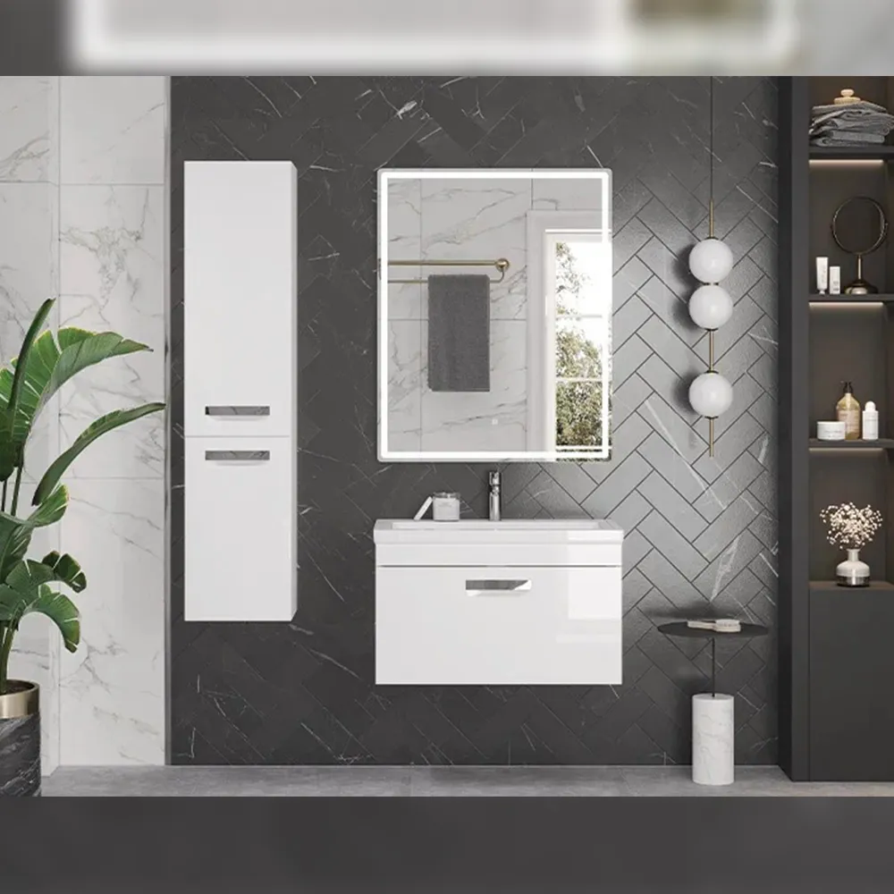 Тумба с раковиной подвесная Velvex Estea tp.EST.MOD.80.1Y, 80 см